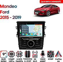 Штатная магнитола Ford Mondeo 2015 - 2019 Wide Media KS9761QR-4/32 (для авто с камерой) тип 2