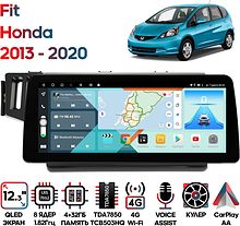 Штатная магнитола Honda Fit, Jazz 2013 - 2020 Wide Media KS2154QR-4/32 (левый руль)