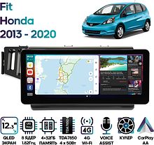 Штатная магнитола Honda Fit, Jazz 2013 - 2020 Wide Media MT2154QU-4/32 (левый руль)