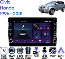 Штатная магнитола Honda H-RV 1998 - 2005 Wide Media LC9465ON-2/32B