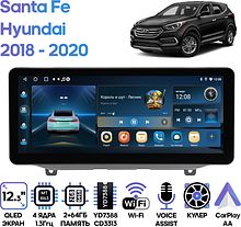 Штатная магнитола Hyundai Santa Fe 2018 - 2020 Wide Media LC2135ON-2/64