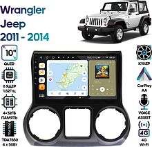 Штатная магнитола Jeep Wrangler 2011 - 2014 Wide Media MT1235QU-4/32