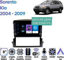 Штатная магнитола Kia Sorento 2004 - 2009 Wide Media LC9337ON-2/32B