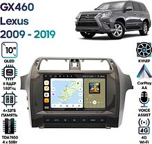 Штатная магнитола Lexus GX460 2009 - 2019 Wide Media MT1343QU-4/32 Тип B
