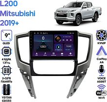 Штатная магнитола Mitsubishi L200 2019+ Wide Media LC9807ON-2/32T тип 2