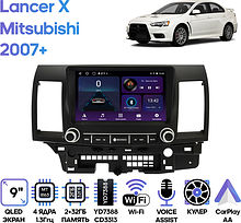 Штатная магнитола Mitsubishi Lancer X 2007+ Wide Media LC9749ON-2/32T