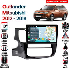 Штатная магнитола Mitsubishi Outlander 2012 - 2018 Wide Media KS1020QR-4/32 для авто без камеры