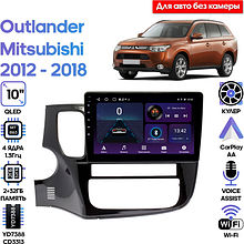 Штатная магнитола Mitsubishi Outlander 2012 - 2018 Wide Media LC1020ON-2/32T для авто без камеры