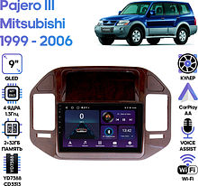 Штатная магнитола Mitsubishi Pajero III 1999 - 2006 Wide Media LC9387ON-2/32T