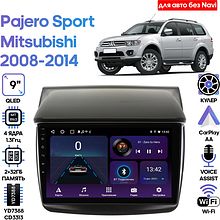 Штатная магнитола Mitsubishi Pajero Sport 2008 - 2014 Wide Media LC9057ON-2/32T для авто без Navi