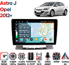 Штатная магнитола Opel Astra J 2009 - 2017 Wide Media KS9445QR-4/32