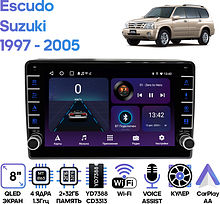 Штатная магнитола Suzuki Escudo 1997 - 2005 Wide Media LC9604ON-2/32B