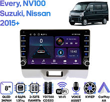 Штатная магнитола Suzuki Every, Nissan NV100 2015+ Wide Media LC9324ON-2/32B