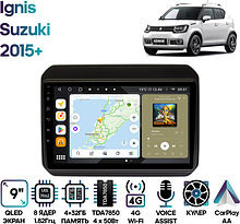 Штатная магнитола Suzuki Ignis 2015+ Wide Media MT9168QU-4/32