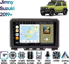 Штатная магнитола Suzuki Jimny 2019+ Wide Media MT9216QU-4/32