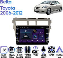 Штатная магнитола Toyota Belta 2006 - 2012 Wide Media LC9068ON-2/32B