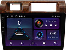 Штатная магнитола Toyota Land Cruiser J70 2007 - 2023 Wide Media LC9893ON-2/32T орех