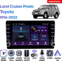 Штатная магнитола Toyota Land Cruiser Prado 1996-2002 Wide Media LC9327ON-2/32 (левый руль)