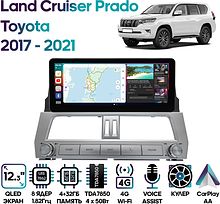 Штатная магнитола Toyota Land Cruiser Prado 2017 - 2021 Wide Media MT2119QU-4/32