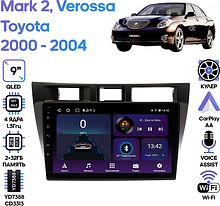 Штатная магнитола Toyota Mark 2 (110), Verossa 2000 - 2004 Wide Media LC9182ON-2/32T