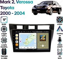 Штатная магнитола Toyota Mark 2 (110), Verossa 2000 - 2004 Wide Media MT9182QU-4/32