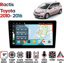 Штатная магнитола Toyota Ractis 2010- 2016 Wide Media KS9377QR-4/32