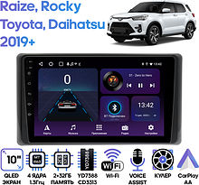 Штатная магнитола Toyota Raize 2019+, Daihatsu Rocky 2019+ Wide Media LC1289ON-2/32T тип 1