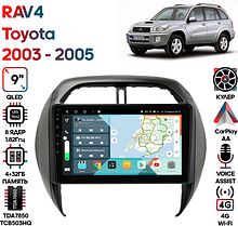 Штатная магнитола Toyota RAV4 2003 - 2005 Wide Media KS9707QR-4/32