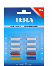 TESLA  комплект предохранителей 5А-25А (10шт)
